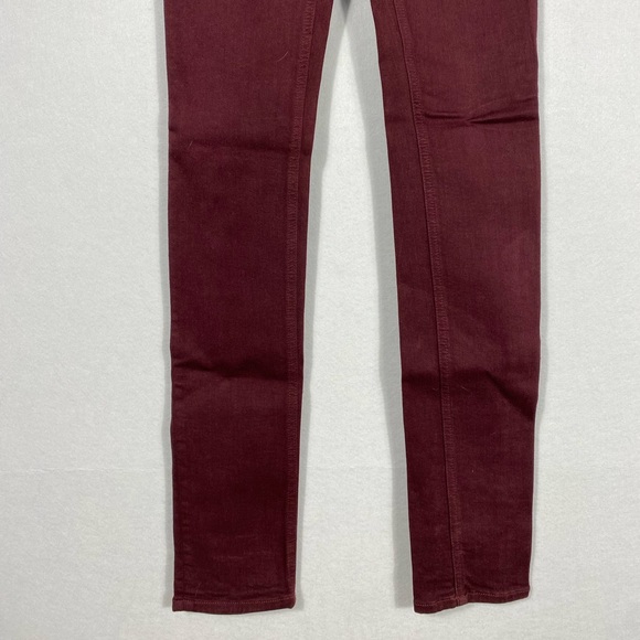 RAG&BONE Skinny Jeans in Burgundy size 25 - Picture 7 of 16